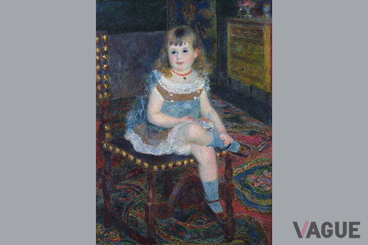 ピエール=オーギュスト・ルノワール《すわるジョルジェット・シャルパンティエ嬢》　1876年　油彩・カンヴァス　97.8×70.8cm　石橋財団アーティゾン美術館蔵