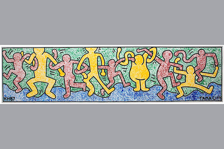 「My Town」All Keith Haring Artwork (c)Keith Haring Foundation Courtesy of Nakamura Keith Haring Collection.