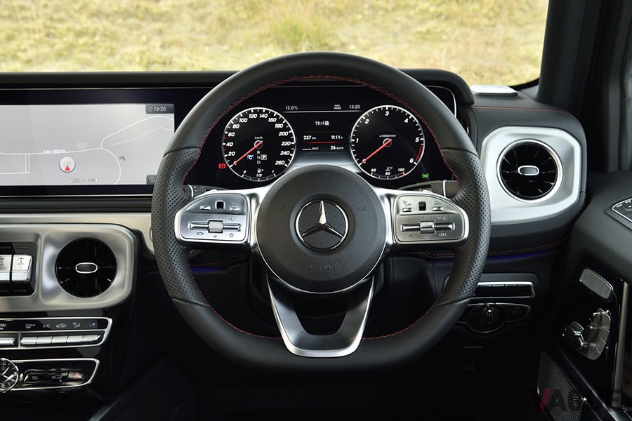 メルセデス・ベンツ「G 350 d」のステアリングホイール