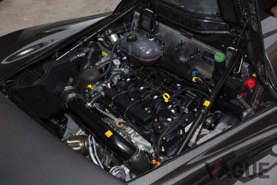 最高出力は400馬力／6200rpmで、最大トルクは500Nm／3000−5000rpm
