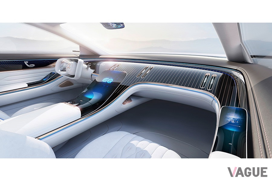 Vision EQSのコクピット