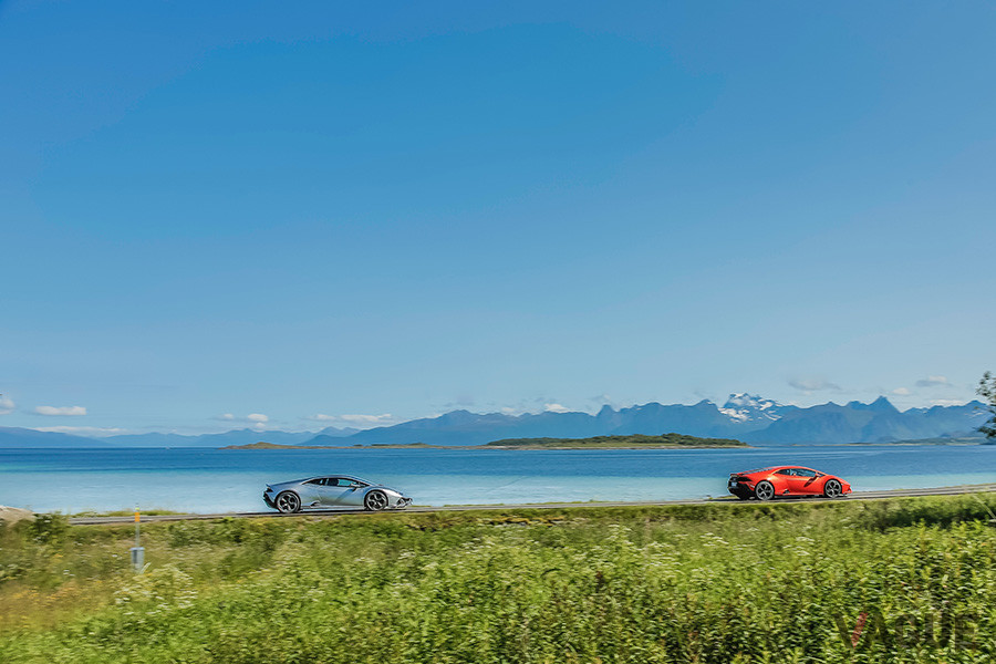 ランボルギーニ・ウラカンEVOで走ったロフォーテン諸島の美しい景色は、一生忘れられないだろう