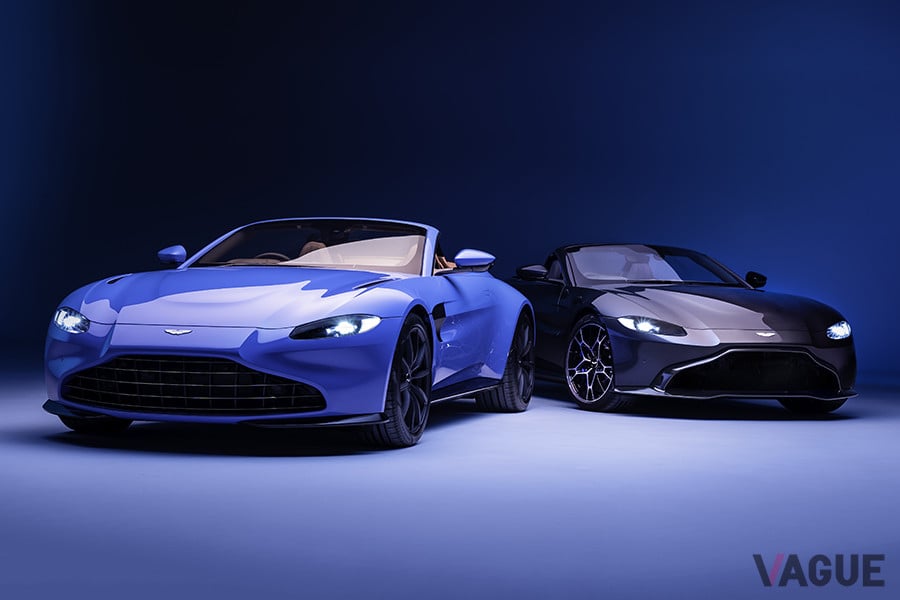 ヴァンテージ生誕の70周年を記念してベーングリルをオプションで装着できる