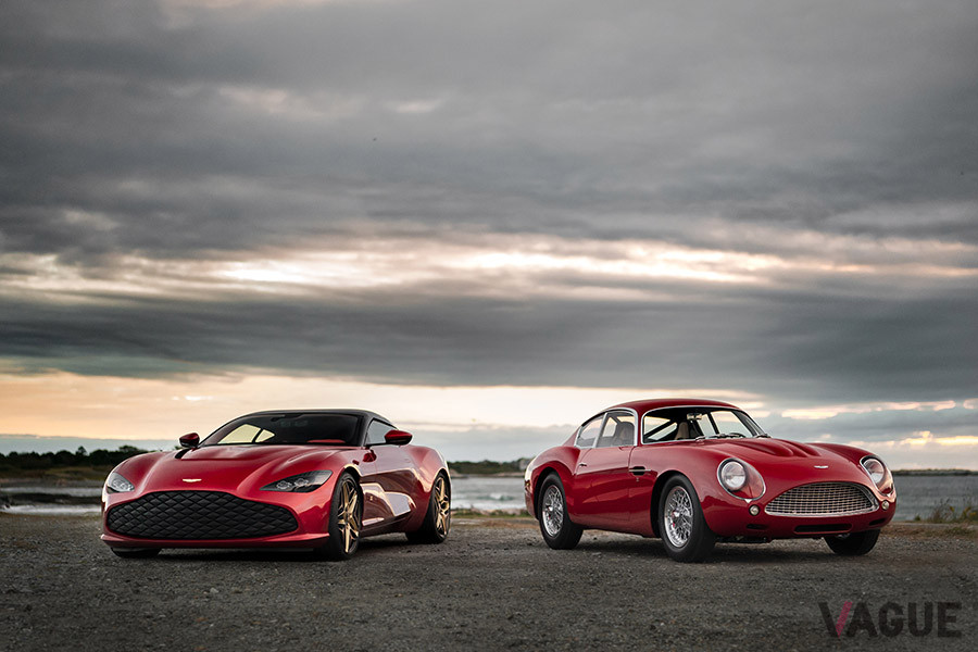 1960年代の名車の復刻モデルである「DB4 GTザガート コンティニエーション」と最新の「DBS GTザガート」