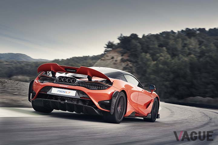 マクラーレン「765LT」。0～100km／h加速はわずか2.8秒