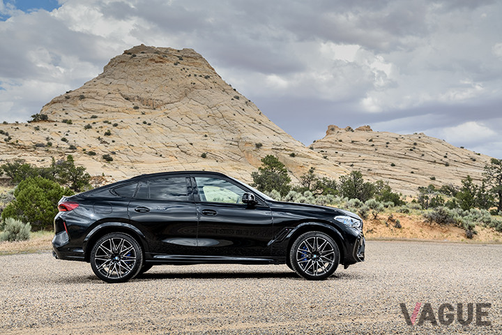 新型「X6 M」の車高は1695mm。X5 Mよりも75mm低い
