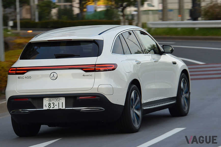 「EQC400 4MATIC」の航続距離は400km（WLTCモード）