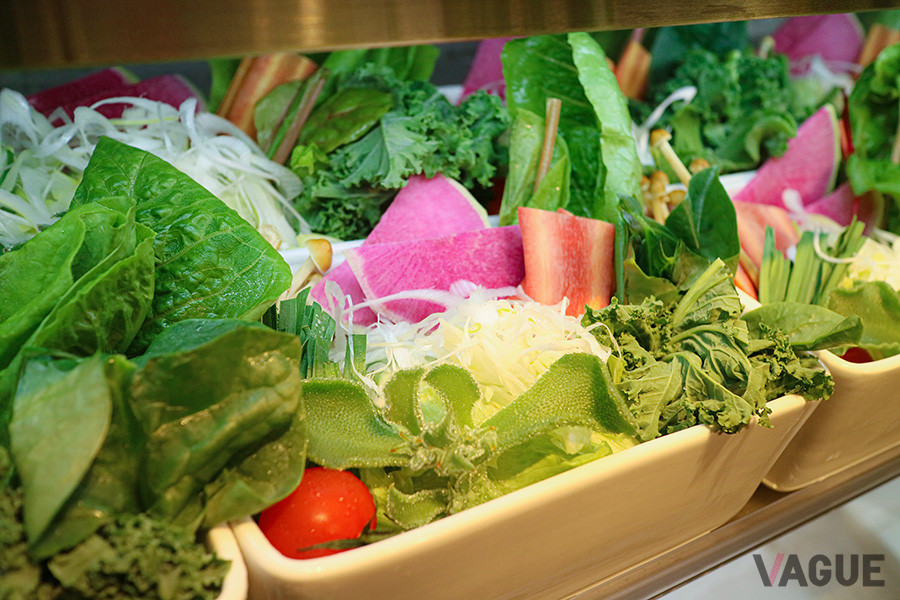 野菜は食べ放題だ