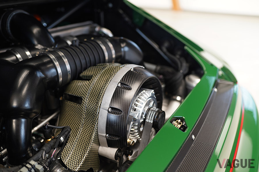 「RUF SCR」のプロダクションモデルに搭載される4リッター自然吸気水平対向6気筒エンジン