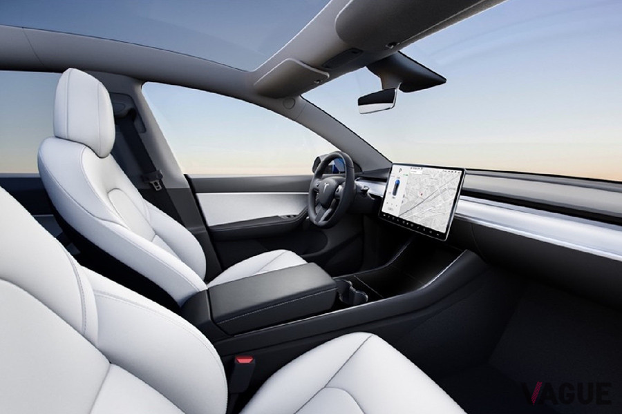 北米でのデリバリーが開始されたテスラ「モデルY」の内装