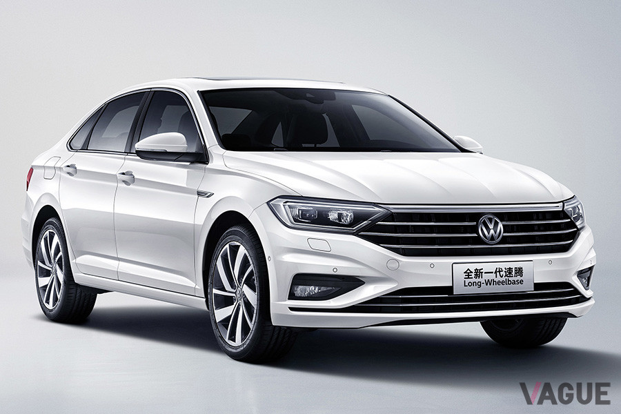 4位のVW「サギタール」。上海汽車集団（SAIC）とVWの合弁会社、上汽大衆汽車でつくられる