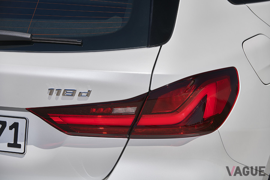BMW「118d」のエンブレム