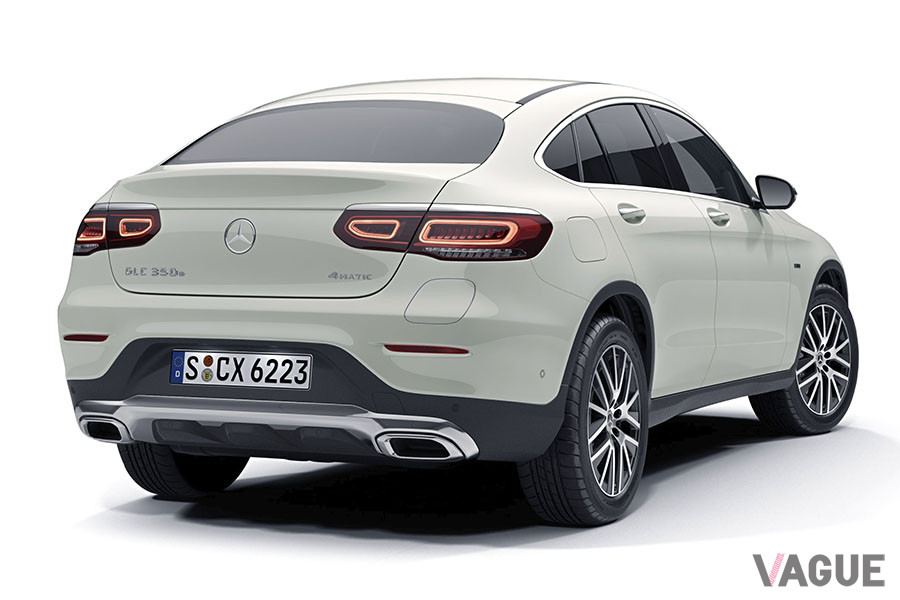 メルセデス・ベンツ「GLC350e 4MATICクーペ」のリアスタイル