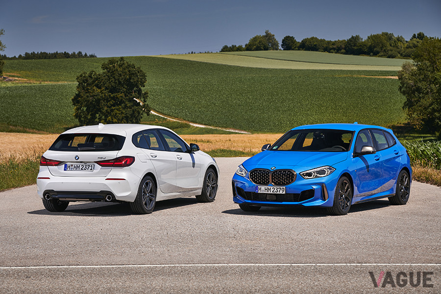 BMW「118d」。リア左右に径90mmのエキゾースト・テールパイプを装備している