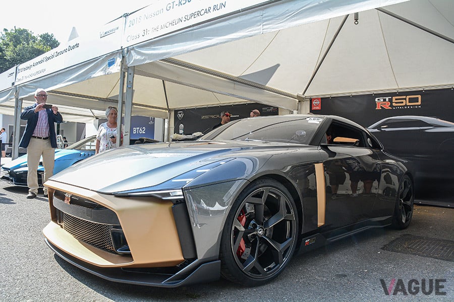 2018年のグッドウッド・フェスティバル・オブ・スピードで公開された日産GT-R 50th byイタルデザイン