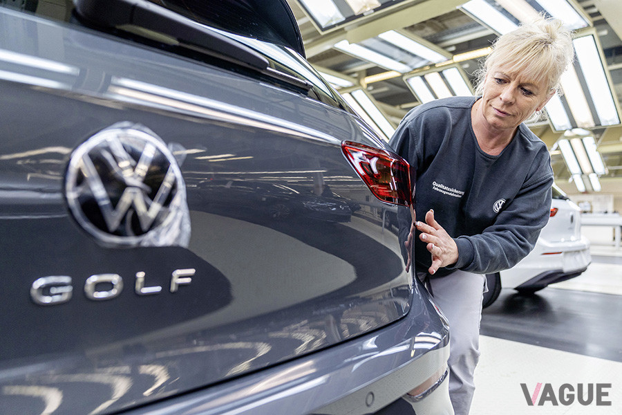 VW本社に隣接するウォルフスブルク工場の様子