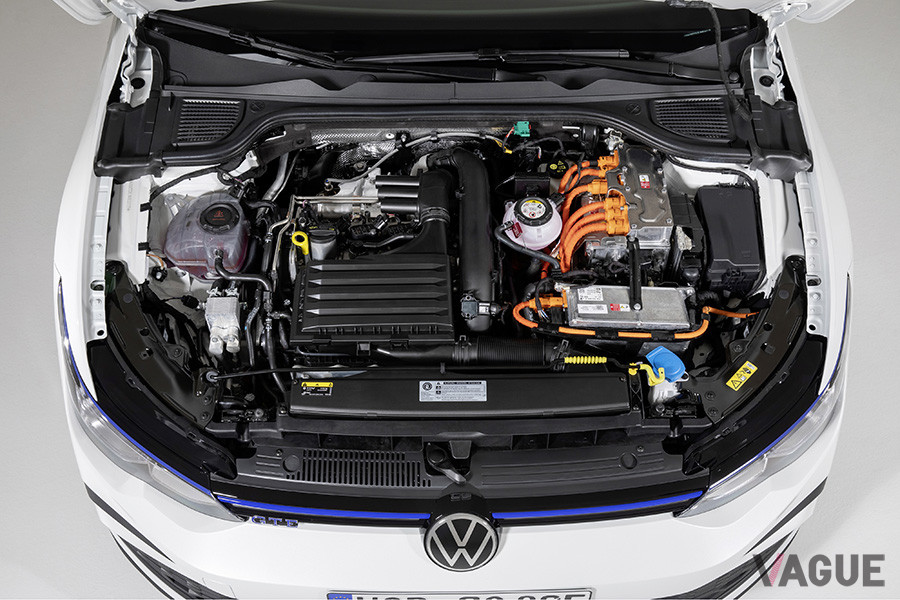 フォルクスワーゲン新型「ゴルフGTE」のパワートレイン。トータル出力は245ps・400Nm