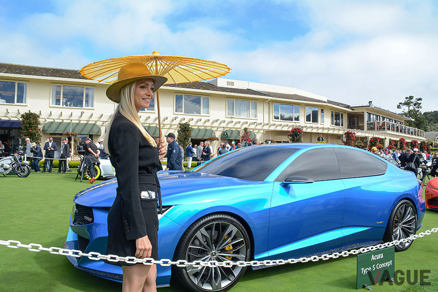 2019年の「ペブルビーチ・コンクール・デレガンス」のスーパーカー／コンセプトカー展示コーナー