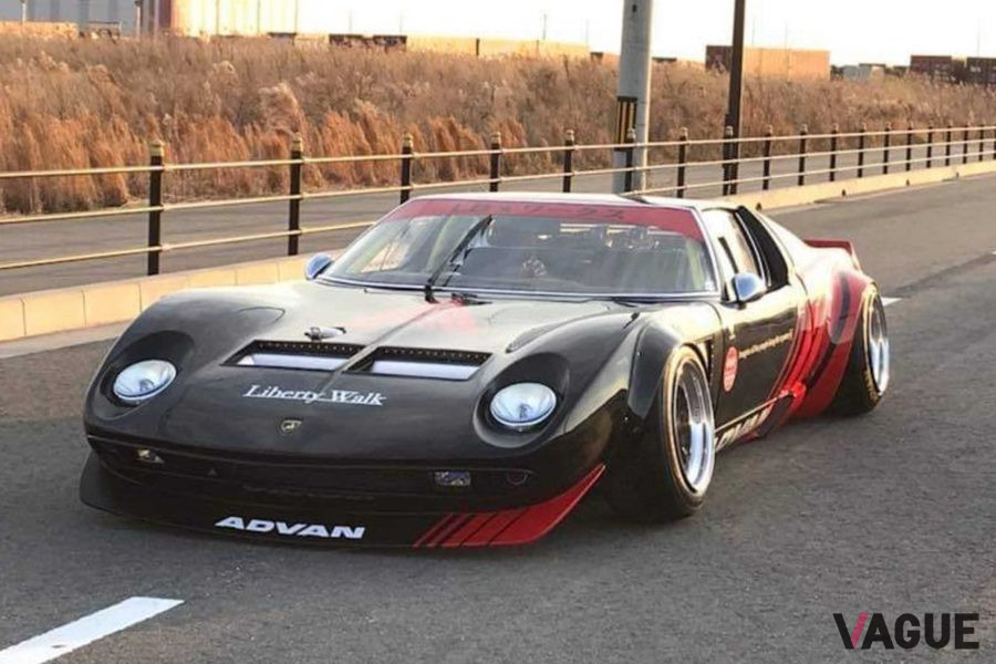 フォードGT40のレプリカをミウラ風に仕立てた、リバティウォーク・パフォーマンス・ランボルギーニ・ミウラ・レプリカ