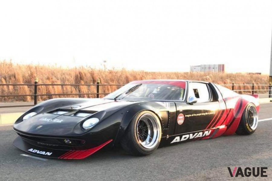 フォードGT40のレプリカをミウラ風に仕立てた、リバティウォーク・パフォーマンス・ランボルギーニ・ミウラ・レプリカ