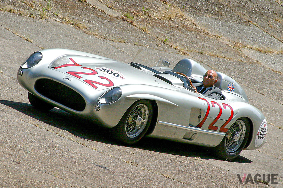 スターリング・モスとメルセデス・ベンツ300SLR（W196S）