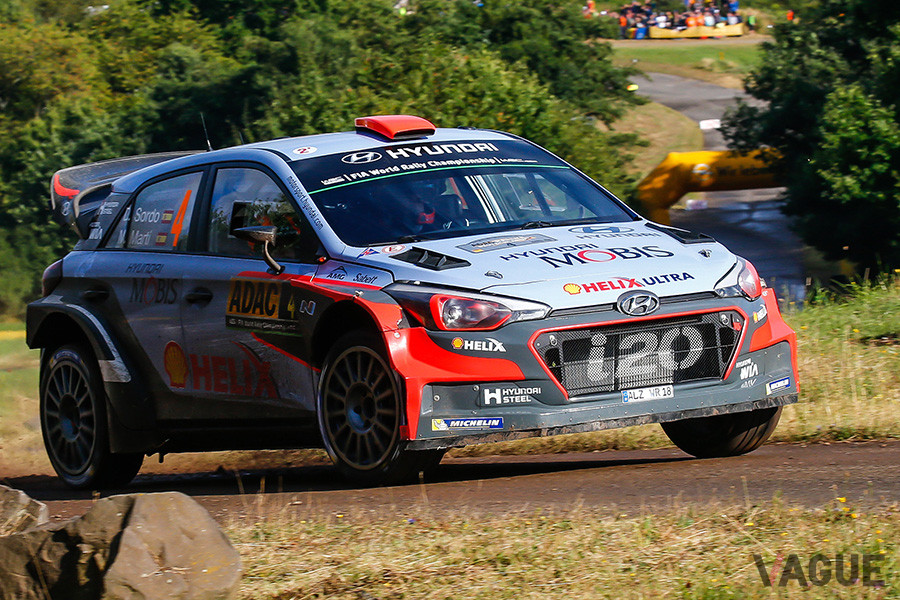 ヒュンダイ・シェルモービスワールドラリーチームの「i20WRC」