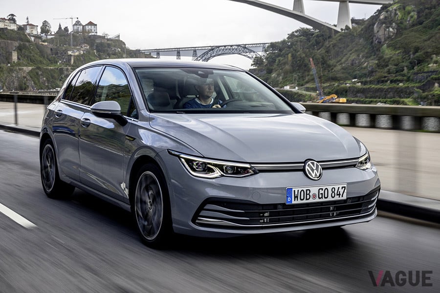 日本にはまだ上陸していないVW新型「ゴルフ8」も48Vマイルドハイブリッドモデルを用意する