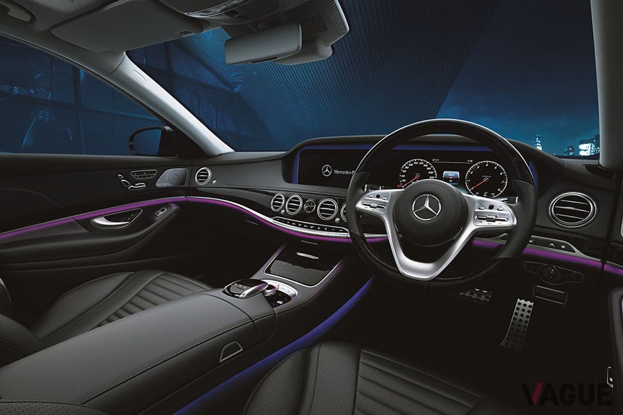 2018年3月1日に日本に上陸した「ISG」搭載のメルセデス・ベンツ「S450」のインテリア