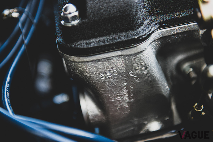 エンジンの刻印(C)2019 Courtesy of RM Sotheby's