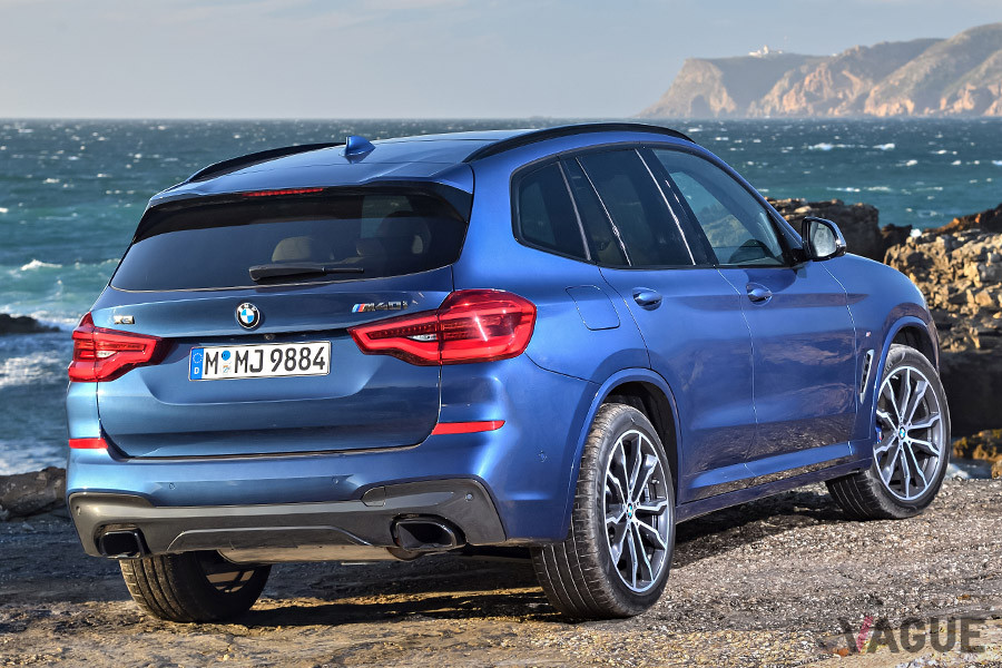 BMW X3のリアビュー