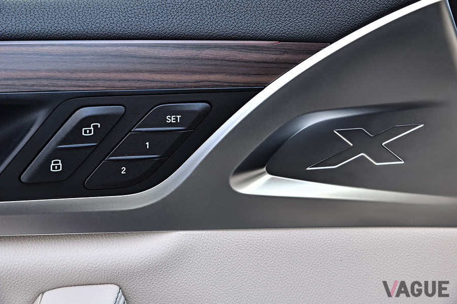 BMW X3のインテリアディテール