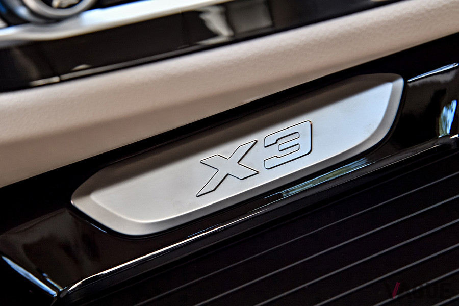 BMW X3のインテリアディテール