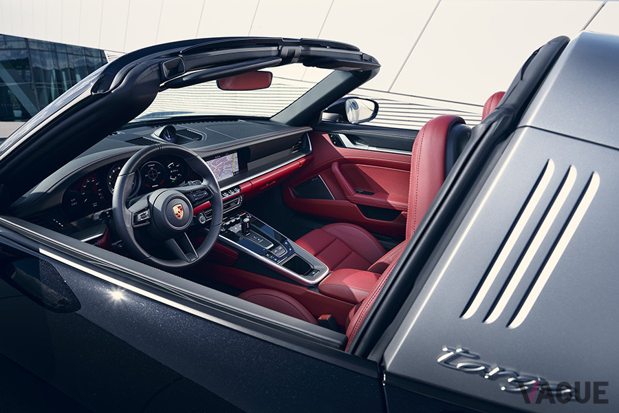 ポルシェ新型「911タルガ4」のインテリア