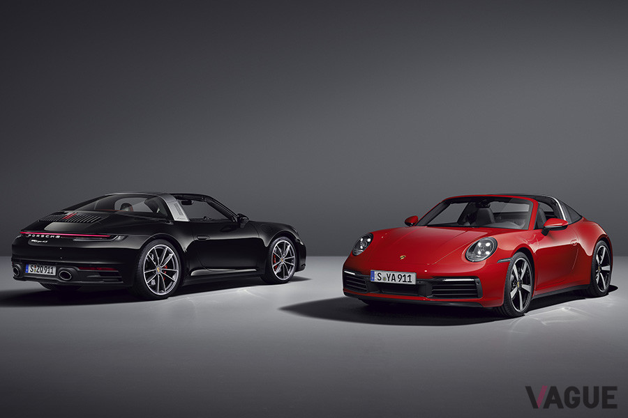 ポルシェ新型「911タルガ4」と「911タルガ4S」