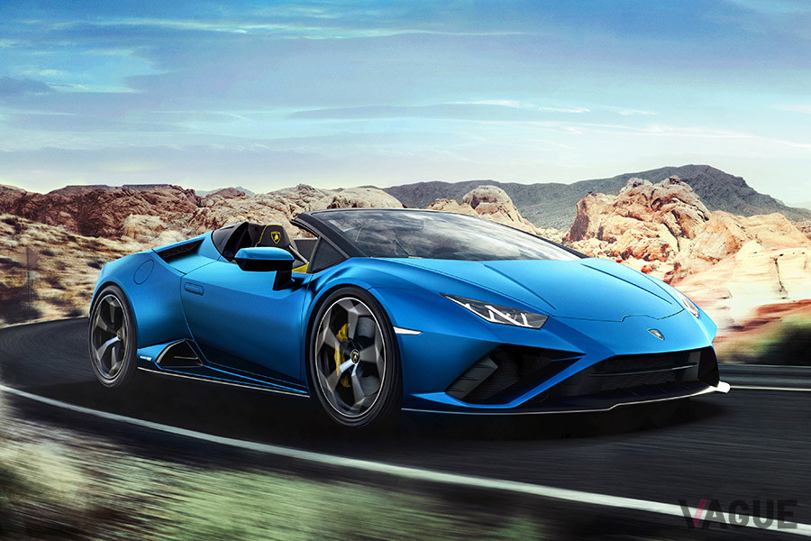 2020年5月に発表された、ランボルギーニの最新モデルであるウラカンEVO RWDスパイダー