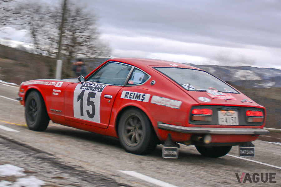 日本からエントリーした、内外装をほぼ完璧な1972年モンテ仕様に仕立てた240Z