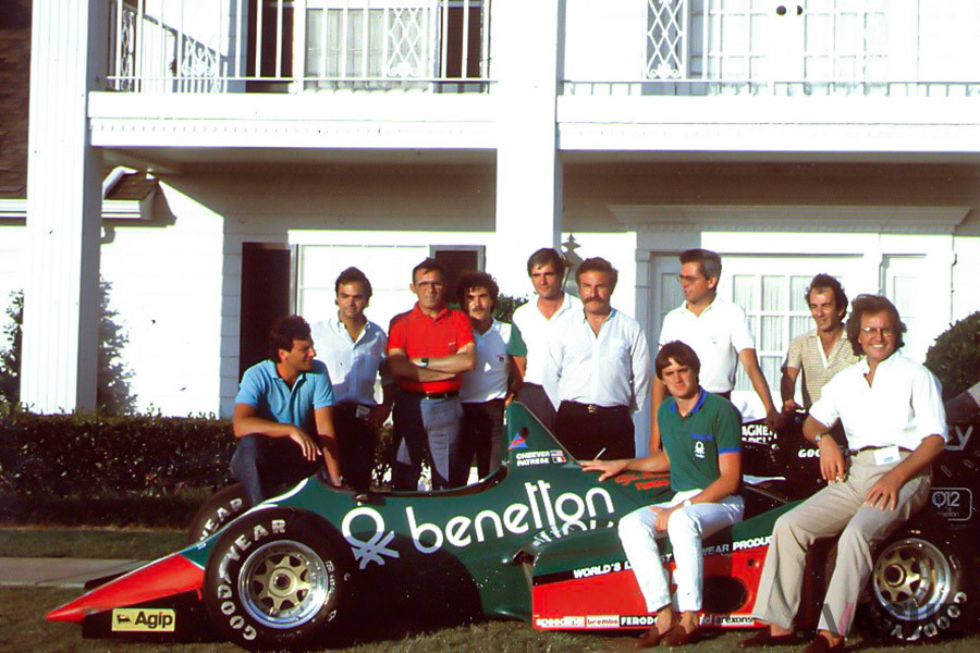 1984年からはベネトンがスポンサーとなり、カラーリングも一新された184T