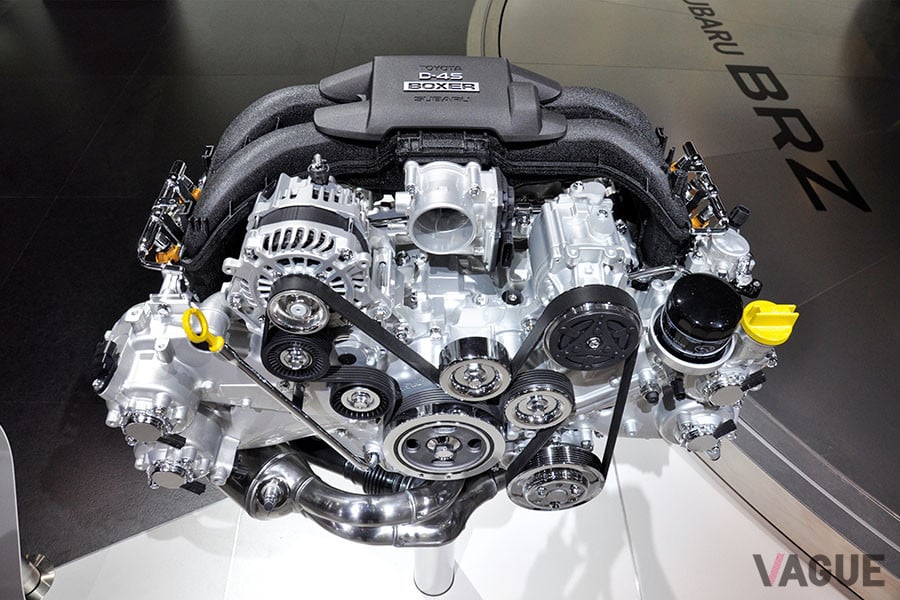 スバル「BRZ」トヨタ「86」に搭載されている、2リッター水平対向自然吸気エンジン「FA20」