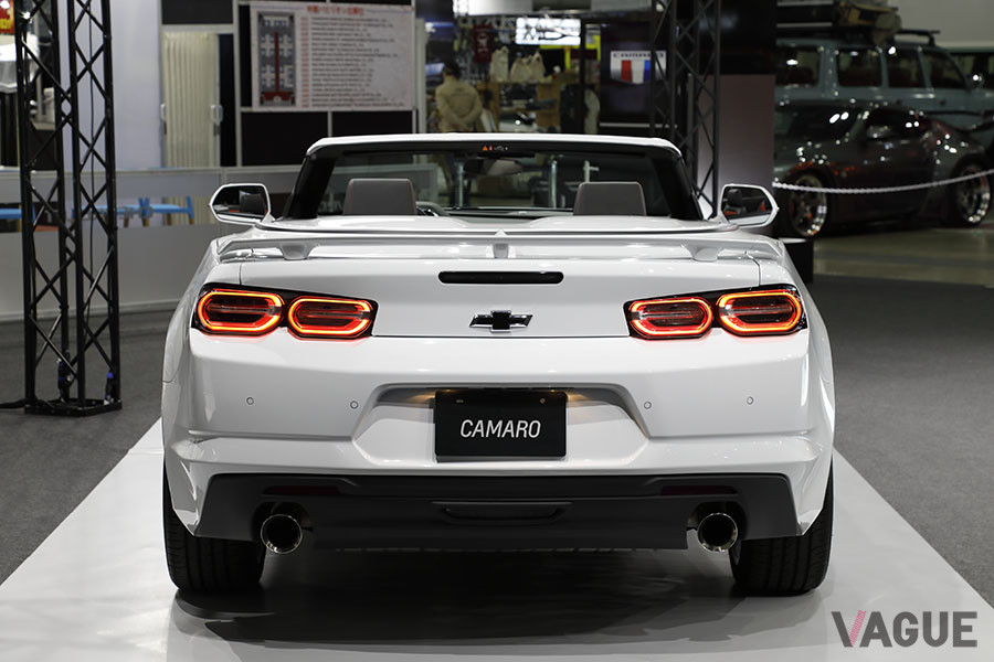 東京オートサロン2020で日本初公開された改良新型シボレー「カマロ コンバーチブル」