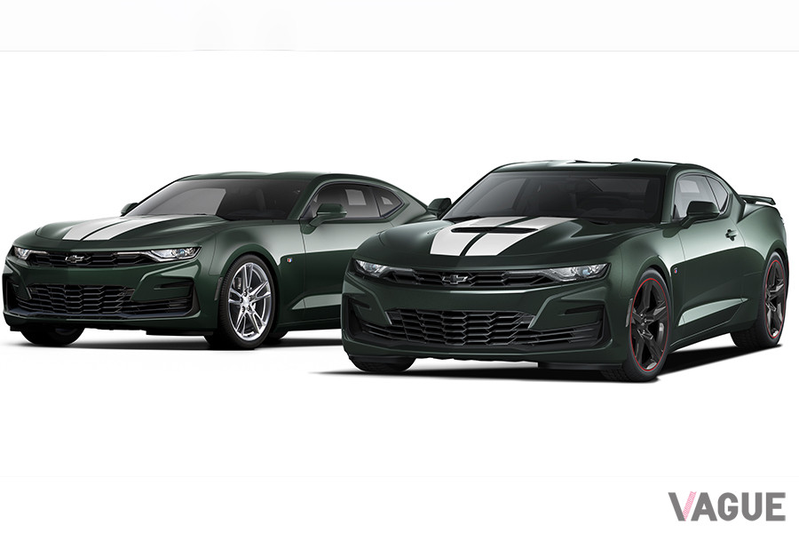 ラリーグリーンメタリックの限定モデル「カマロ HERITAGE EDITION（ヘリテージ・エディション）」