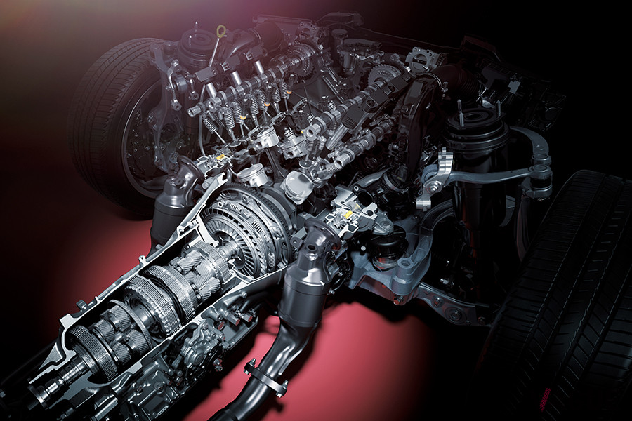 レクサスLC500にはアイシンAW製の10速ATが搭載される