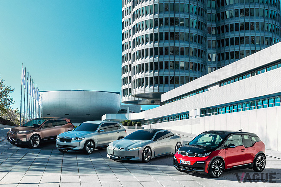 BMW iNEXT、i4、iX3のテスト風景