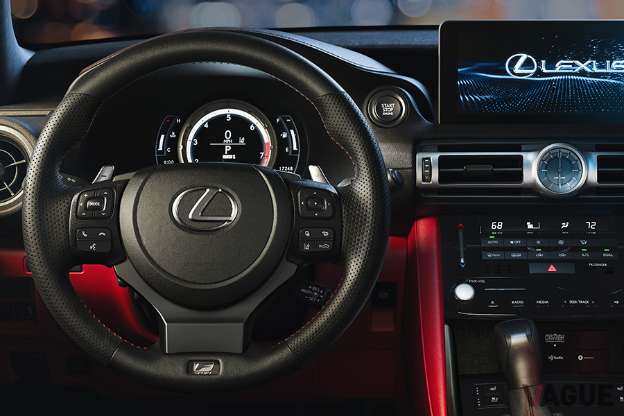 レクサス新型「IS」のインパネ