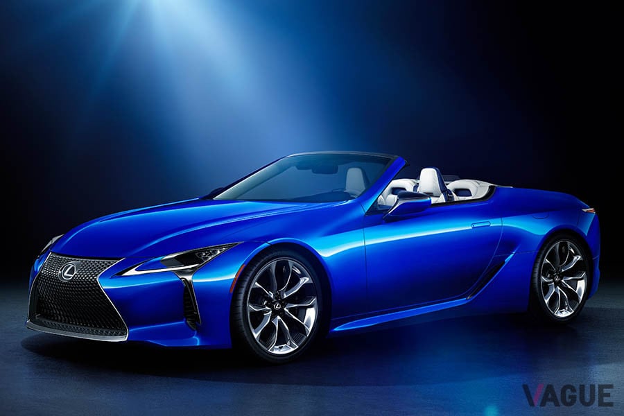 レクサス「LC500 コンバーチブル」の特別仕様車「Structural Blue」