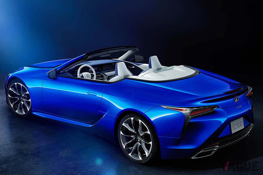 レクサス「LC500 コンバーチブル」の特別仕様車「Structural Blue」