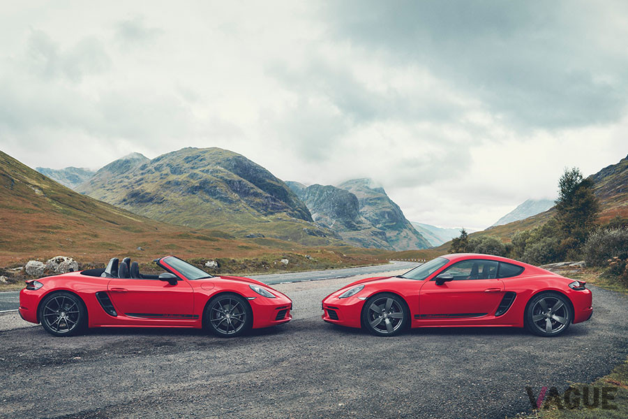 ポルシェ「718ケイマンT」と「718ボクスターT」