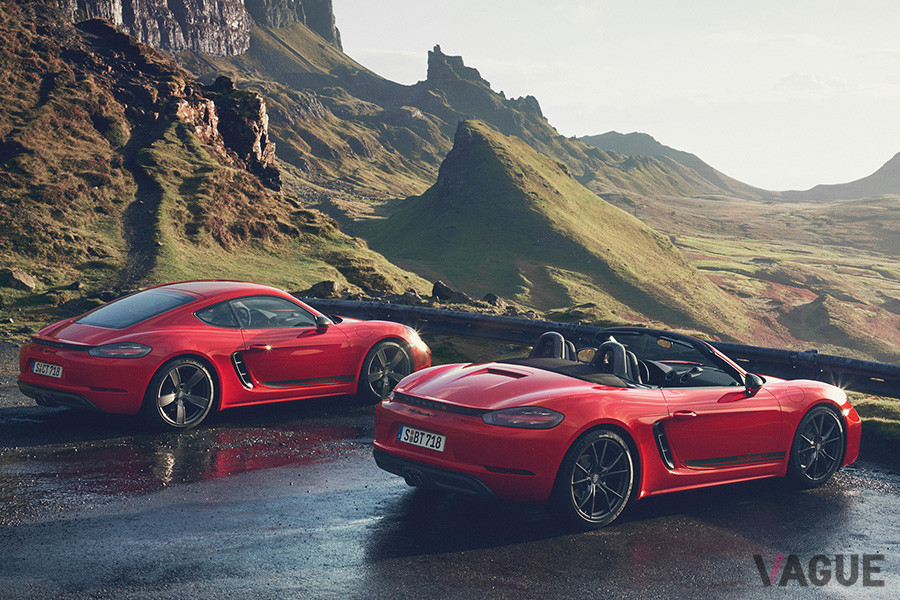 ポルシェ「718ケイマンT」と「718ボクスターT」