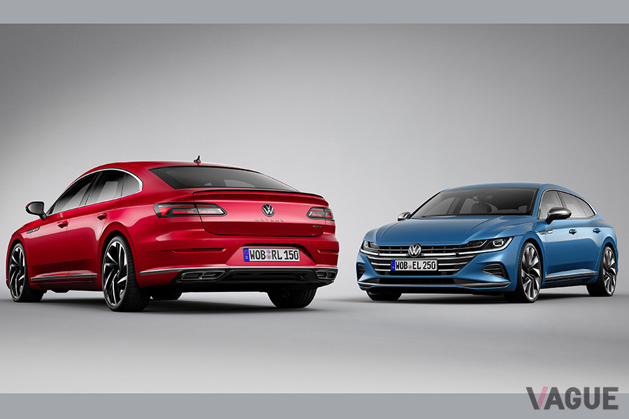 VW新型「アルテオンR」と「アルテオンシューティングブレークR」