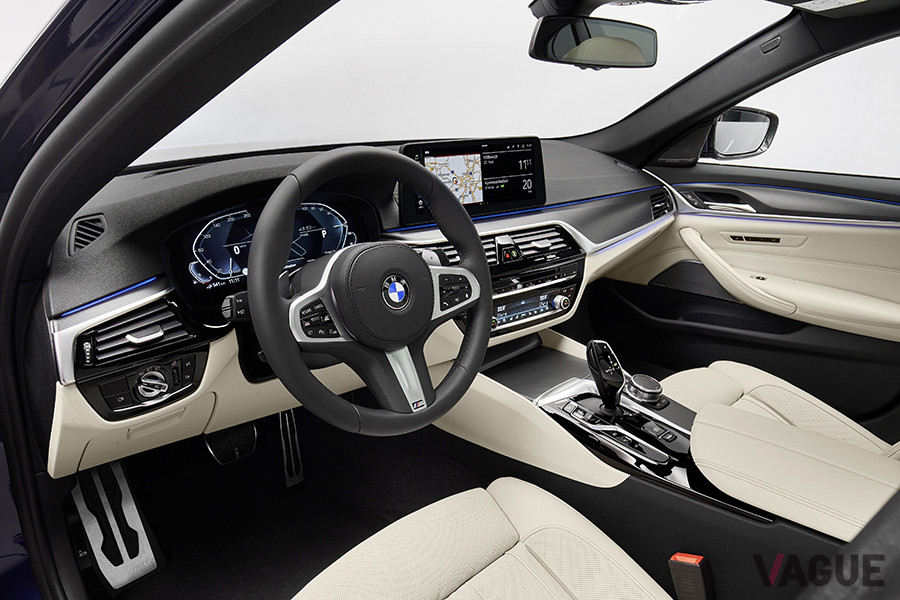 BMW改良新型「5シリーズセダン」のインパネ