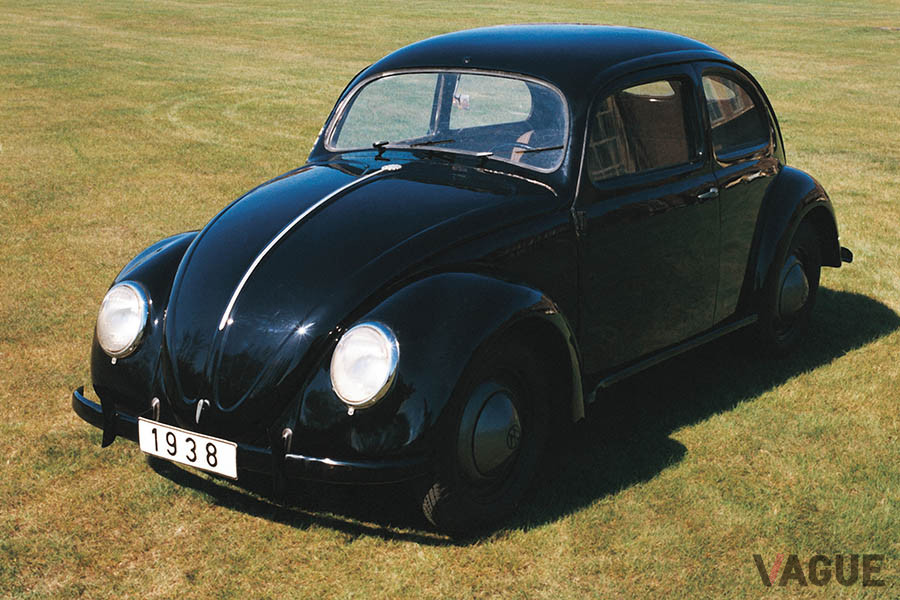 ドイツの国民車構想によりフェルディナント・ポルシェが開発したVW「タイプ1」。写真は1938年製の「VW38」